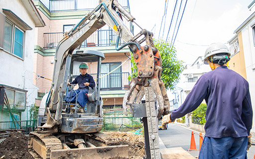 駐車場・外構等の解体工事